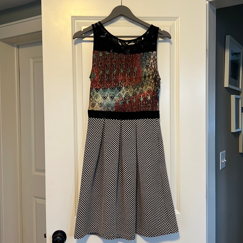 Mixed-print tank dress!